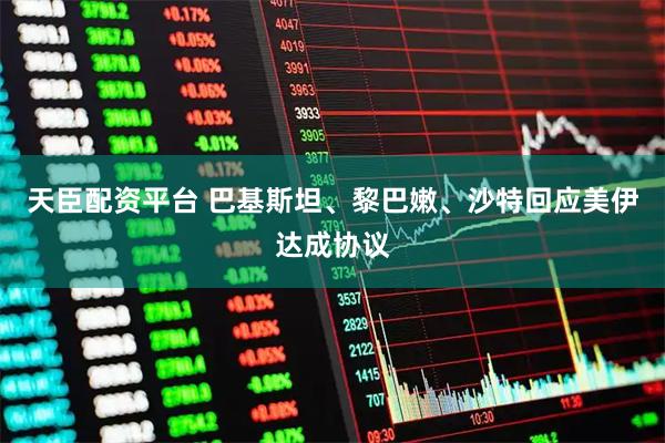 天臣配资平台 巴基斯坦、黎巴嫩、沙特回应美伊达成协议